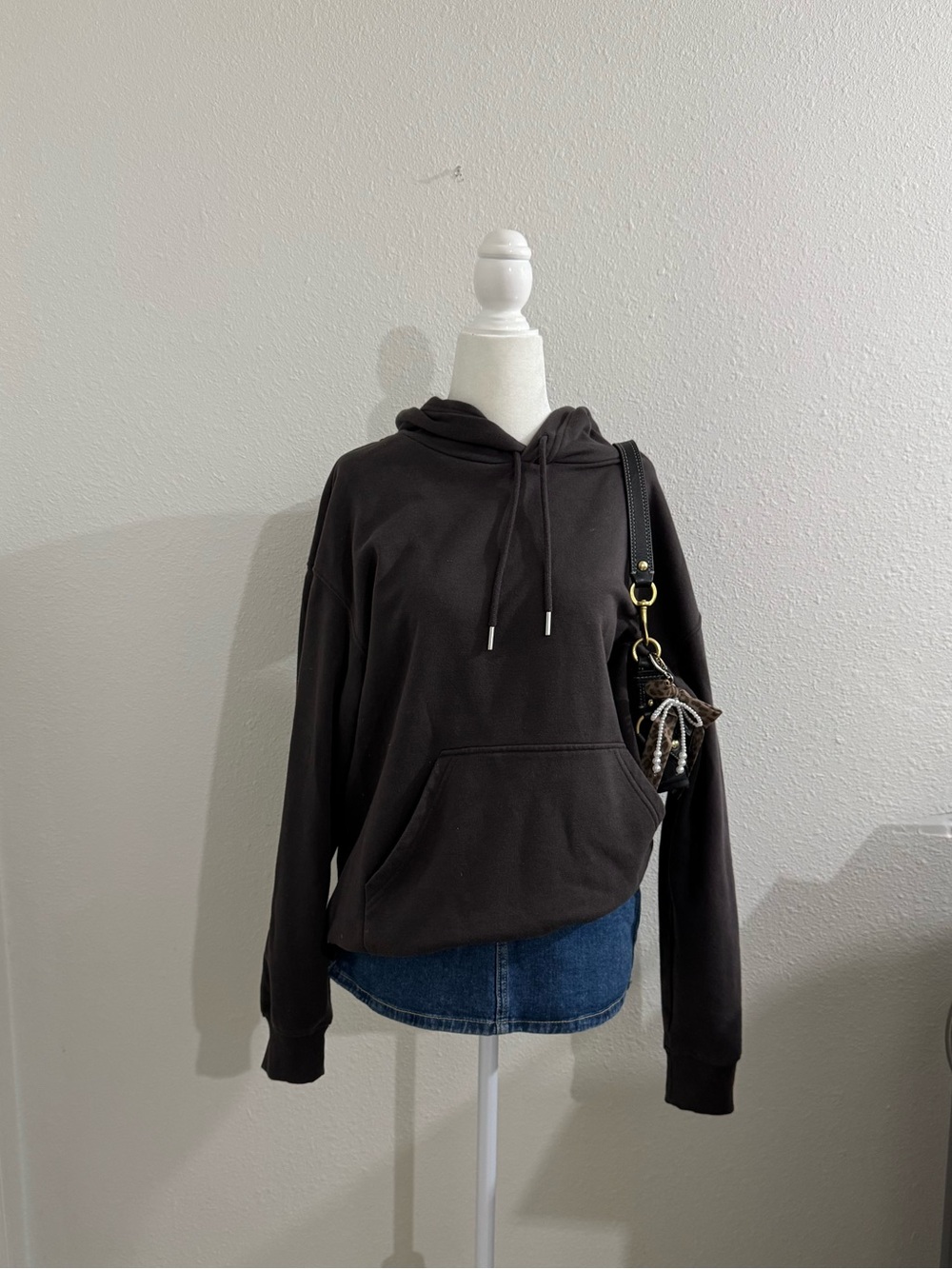 Brown H&M hoodie
